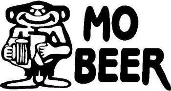 Mo Beer, Vinyl decal sticker