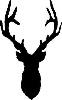Deer, Buck, Vinyl decal sticker