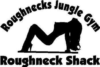 Rough necks jungle gym, Roughneck shack, Vinyl decal sticker