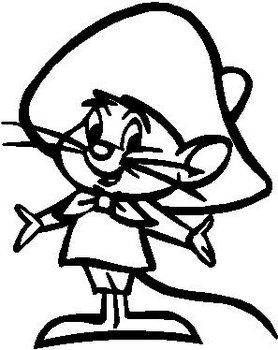 Speedy gonzales, Vinyl cut decal