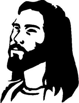 Jesus, Vinyl cut decal