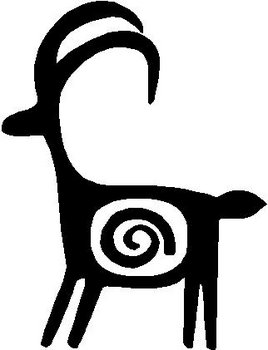 Native Goat, Vinyl cut decal