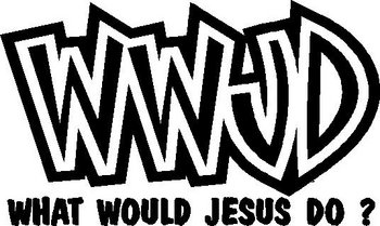 What Would Jesus Do, Vinyl cut decal