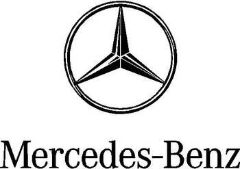 Mercedes-Benz Logo, Vinyl cut decal