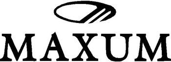 Maxum Logo, Boat, Vinyl cut decal