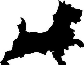Scottish Terrier, Vinyl cut decal